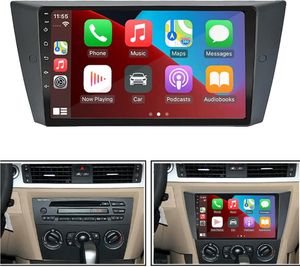 für BMW 3 series E90 E92 E93 2005-2012. 9 zoll Android 13 Autoradio GPS Navi 128GB ROM 8GB RAM Drahtlos Carplay und Android Auto RDS 8-Core Bluetooth