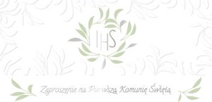 Zaproszenie Komunia (10szt)
