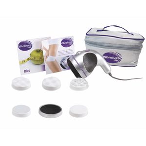 Vibraluxe Pro® - Massagegerät  Straffung, Vibration, Rotation mit Aufsätzen, Anti-Cellulite-Massagepistole, Damen - Aus der TV Werbung
