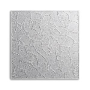 Decosa Deckenplatte Valencia, weiß, 50 x 50 cm - 10 Pack (= 20 qm)