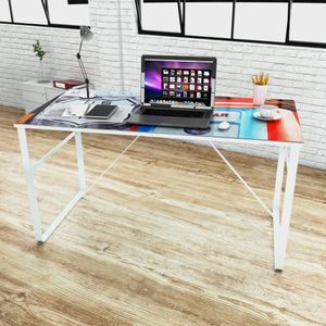 RETRO HOMMIE Schreibtisch mit Lifestyle Print,Robustheit Material 660975