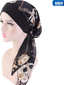 Hijab Mütze Kunstseide elastisches Haarband Damen muslimischer Hut Hijab Gummiband weich