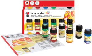 Marabu Marmorierfarbe "Easy Marble" Starter Set