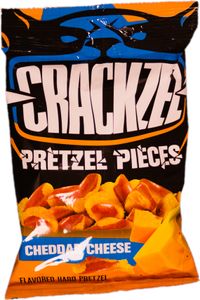 Crackzel Pretzel Pieces Cheddar Cheese 85g