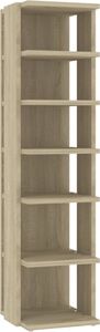 vidaXL Schuhschrank Sonoma-Eiche 27,5x27x102 cm Holzwerkstoff vidaXL Schuhschrank Sonoma-Eiche 27,5x27x102 cm Holzwerkstoff