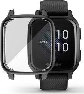 INF Schutzhülle mit Displayschutzfolie für Garmin Venu Sq Schwarz