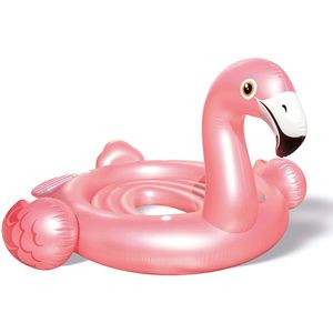 INTEX Schwimminsel 'Party Flamingo' (358x315x163cm) Partyinsel mit Getränkehaltern