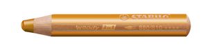 Buntstift, Wasserfarbe & Wachsmalkreide - STABILO woody 3 in 1 - 1 Stk - gold