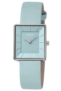 Boccia Damen Uhr 3351-02 Titan, Leder blau