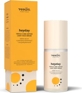 Resibo HEYDAY light Serum mit dreifachem Vitamin C und Antioxidantien, 30ml Resibo HEYDAY light Serum mit dreifachem Vitamin C und Antioxidantien, 30ml
