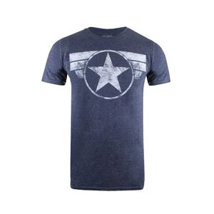 Kapitán Amerika - pánské tričko TV1672 (XL) (Heather Blue)