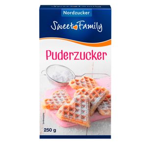 Sweet Family Puderzucker zum Backen und Verziehren geeignet 250g