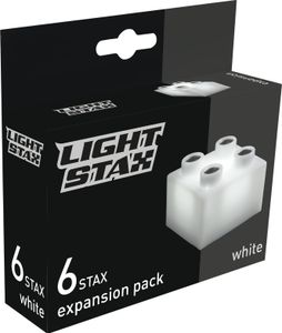 Light Stax constructie speelgoed wit 2x2 6 stuks