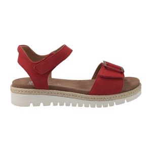 Ara Sandalette JAMAIKA, Rauleder, Rot, Damen