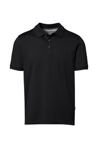 HAKRO Baumwolle Tec® Poloshirt 814, schwarz, XL
