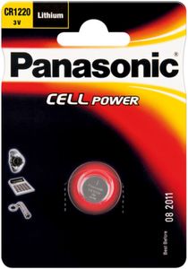Panasonic Knopfzelle Batterie Lithium CR1220 CR 1220
