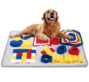 Homewit Hundematte Schnüffelteppich für Hunde I 70x50cm I Schnüffelteppich Matte Hundespielzeug, Riechen rutschfest Hunde Intelligenzspielzeug