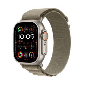 Apple Watch Ultra 2 Titan 49 mm Large 165-210 mm Umfang Oliv GPS + Cellular