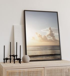 Poster Sonnenuntergang am Meer, groesse_poster:50x70 cm, groesse_rahmen:nur Poster