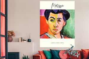 MuchoWow® Poster Matisse - Grüner Streifen (1905) - Gemälde 120x160 cm - Wandbilder