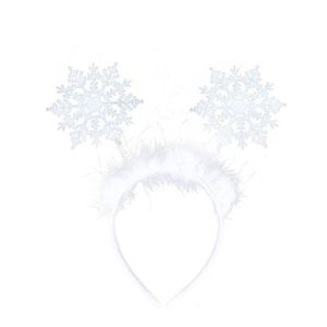 Haarreifen Schneeflocke Tiara für die kleine Winterprinzessin