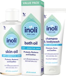 Inoli Babypflegeset 2 - pH-hautneutral - 100 % natürliche Öle