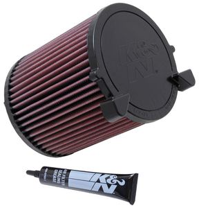 Sportowy wkład filtra powietrza K&N do Volkswagen Tiguan r.v. 2016 1.4L Benzyna