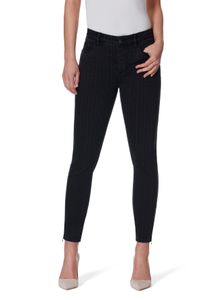 STOOKER FLORENZ Damen Stretch Jeans Hose - Slim Fit Style - Black Denim Strip (W40/L28)