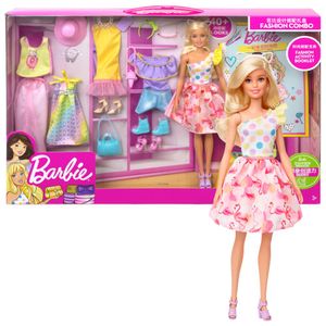 XXL Fashion Mode Spiel-Set | Barbie | Mattel | Puppe und Kleidung