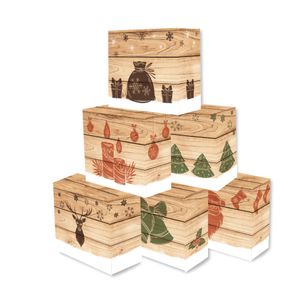 ROTH Adventskalender zum Befüllen - 24 Adventsboxen 'Hygge-Style' mit 24 Boxen zum befüllen