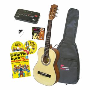 Voggenreiter Volt Acoustic Guitar SET 4/4, kytara, akustická kytara, koncertní kytara, nástroj, hudební nástroj, s kytarovou knihou, dřevo, od 10 let, 271