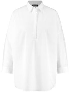 Oversized-Bluse mit 3/4 Arm, Größe:40, Farbe:weiss