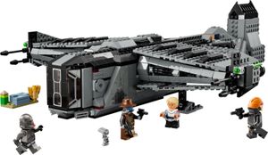 LEGO 75323 Star Wars Die Justifier, baubares Spielzeug Sternenschiff mit Cad Bane Minifigur und Droide Todo 360