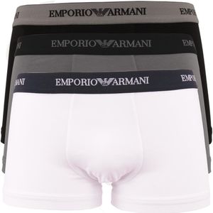 EMPORIO ARMANI 3er Pack Boxershorts  mix weiss grau schwarz    L
