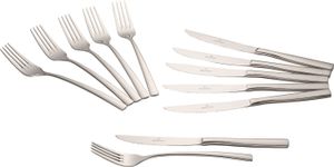Villeroy & Boch Piemont Steakbesteck 12tlg. Spülmaschinenfest Edelstahl 18/10 Villeroy & Boch Piemont Steakbesteck 12tlg. Spülmaschinenfest Edelstahl 18/10
