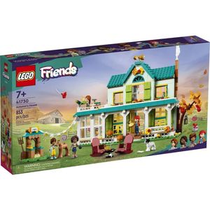 LEGO 41730 Friends Autumns Haus, Puppenhaus mit Tierfiguren und Zubehör, Mini-Puppen Autumn, Mia und Haustieren, Spielzeug für Mädchen und Jungen ab 7 Jahren, 2023 Charaktere