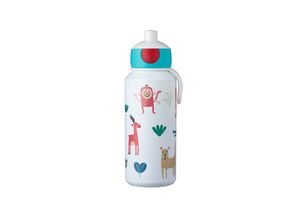 Mepal trinkflasche pop-up campus 400 ml - przyjaciele zwierząt
