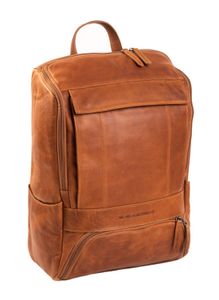 The Chesterfield Brand Wax Pull Up Rucksack Leder 45 cm Laptopfach