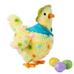Elektrisches musikalisches Plüschtierspielzeug, Eier legende Henne, Spielzeug mit 3 Eiern, Eier legendes Hühnerspielzeug, Geschenk für Kinder Elektrisches musikalisches Plüschtierspielzeug, Eier legende Henne, Spielzeug mit 3 Eiern, Eier legendes Hühnerspielzeug, Geschenk für Kinder