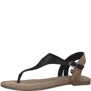 s.Oliver Zehentrenner Damen Schuhe Sandalen Blockabsatz, Größe:39 EU, Farbe:Schwarz