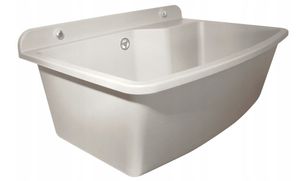 ADGO® Waschbecken für Waschküche Garage Becken Großes Waschbecken 61x44x23 cm
