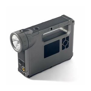 Choetech Starthilfe mit Kompressor, Powerbank 8000mAh, LED Taschenlampe schwarz (TC0017)