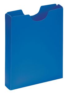PAGNA Heftbox DIN A4 Hochformat aus PP blau