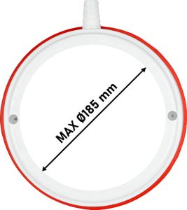 WABROTECH 180 mm krúžok na zber vody z vrtnej súpravy