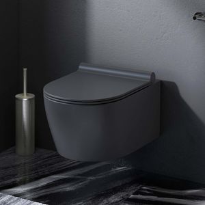 Spülrandloses WC | Toilette für Gäste-WC | Hänge-WC| FlashClean aus Keramik | Wand-WC |CXB1700SC X-Joy S FlashClean Spülrandloses Wand-WC mit Softclosing-Sitzabdeckung