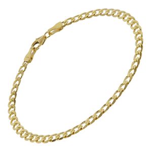 trendor 75654 Damen Panzer-Armband Gold 333 (8 Karat) 3,9 mm breit, 19 cm