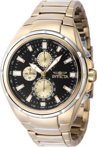 Invicta Sea Vulture 47822 Herren uhr - Wasserdicht - Analog - Quarzuhrwerk - Edelstahl mit schwarzen zifferblat - 46mm Invicta Sea Vulture 47822 Herren uhr - Wasserdicht - Analog - Quarzuhrwerk - Edelstahl mit schwarzen zifferblat - 46mm