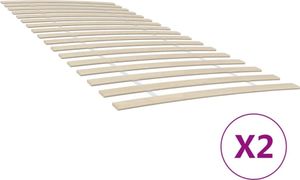 Prolenta Premium - Lamelové rámy s 34 lamelami 2 ks. 100x200 cm