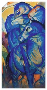 Franz Marc: Turm der blauen Pferde. 1913, Produkt:Poster, Größe (HXB):60x30 cm / Poster