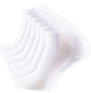 Stark Soul® Sneaker Socken 6 Paar Uni 43-46 weiss